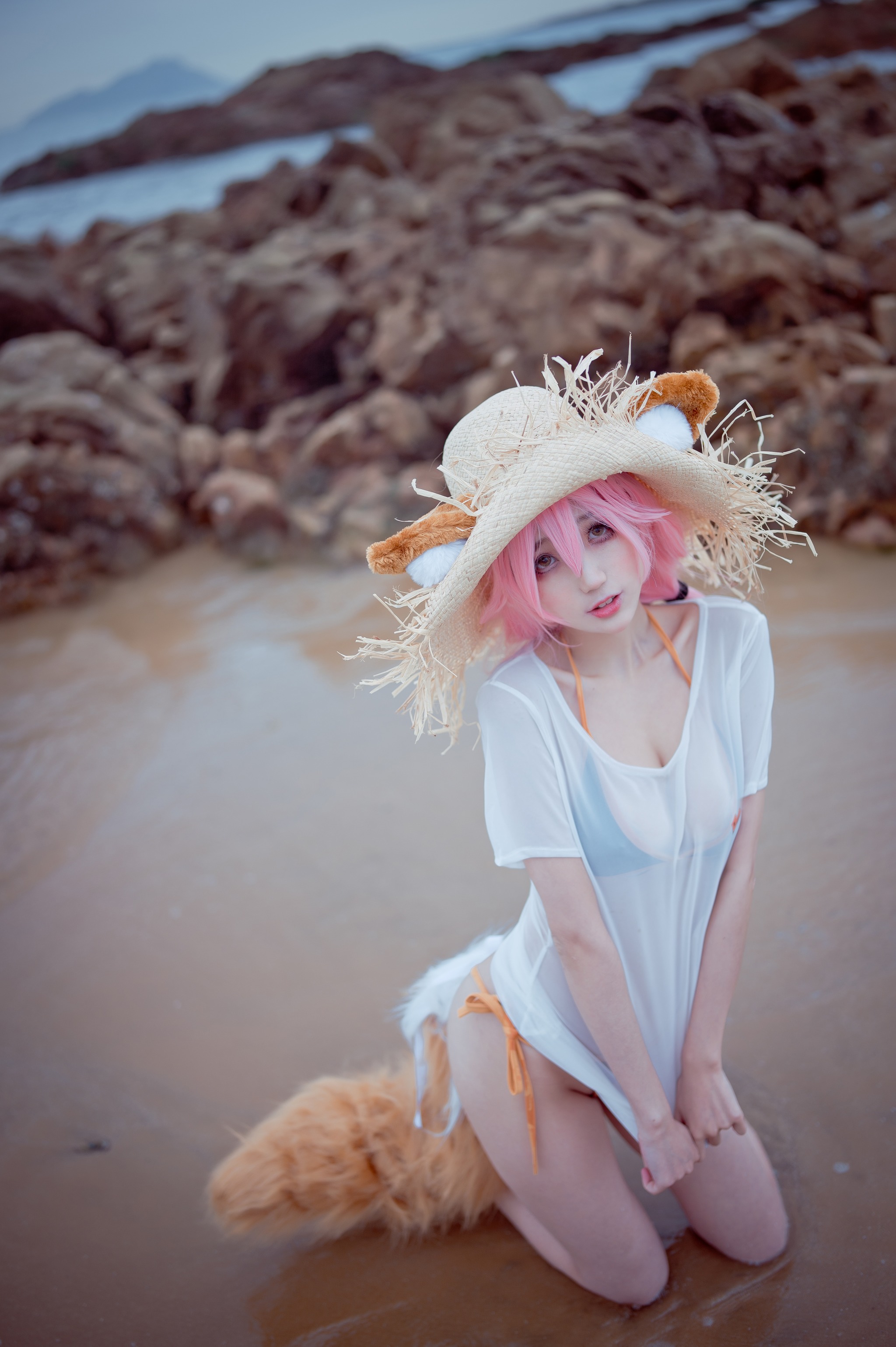 周叽是可爱兔兔 - NO.032 小玉泳装 [23P]-XikXak